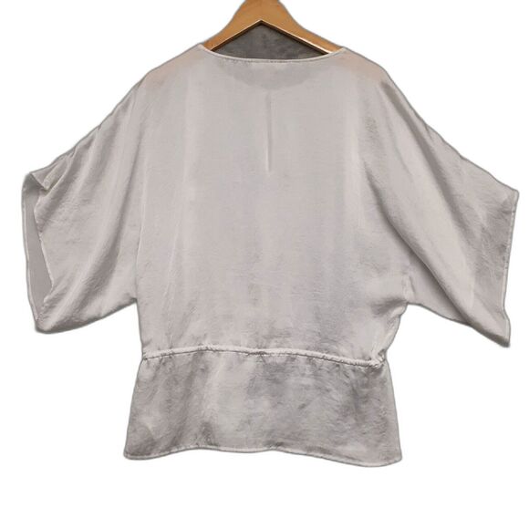 Michael Kors Womens White Boho Chic Tunic Top Size M - Picture 5 of 6